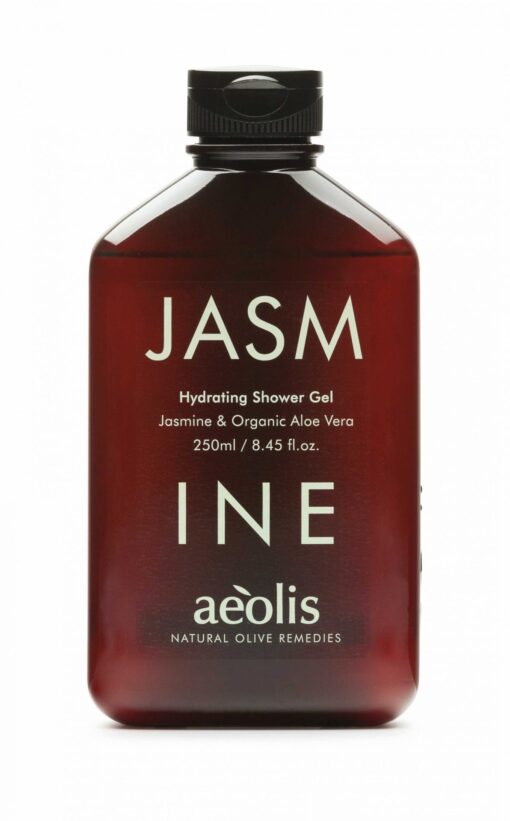 Shower gel για την Εντατική Βαθιά Ενυδάτωση με Βιολογική Αλόη Βέρα & Γιασεμί, 250ml