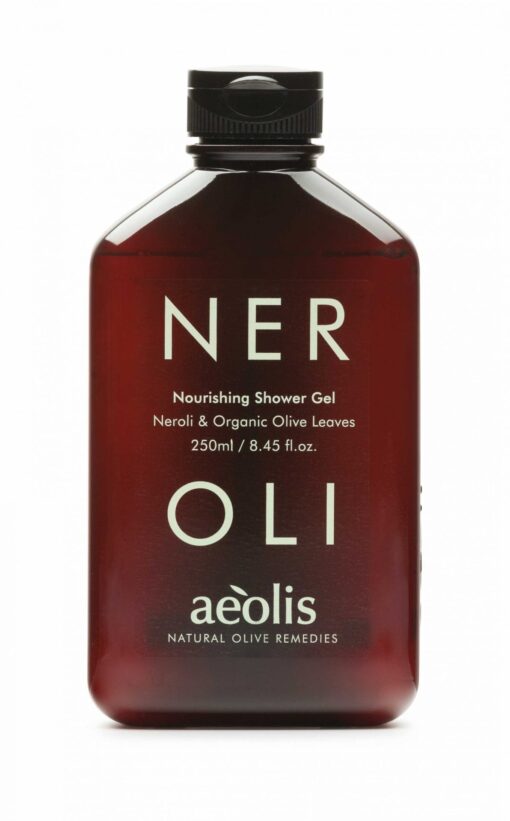 Shower gel για την Βαθιά Θρέψη της επιδερμίδας με Φύλλα Ελιάς Βιολογικής Καλλιέργειας & Νερολί, 250ml