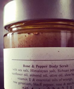 Body Scrub Rose & pepper/ Τριαντάφυλλο - πιπέρι