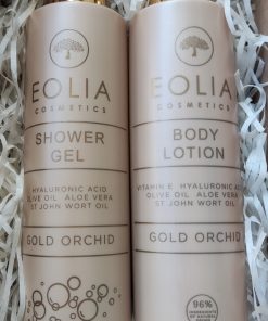 Πακέτο δώρου shower gel 250ml και body lotion 250ml gold orchid