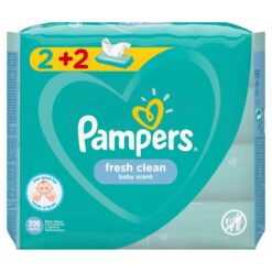 Μωρομάντηλα Pampers Fresh Clean 208τεμ (4×52τεμ) 2+2 ΔΩΡΟ