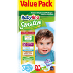 Babylino Sensitive Value Pack Πάνες No7 Extra Large Plus 15+kg (36τεμ)