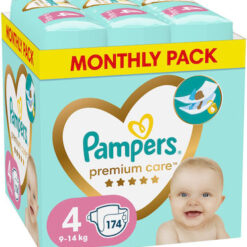 Pampers Premium Care Monthly Pack Νο4 (9-14kg) 174τμχ