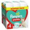 Pampers Πάνες Βρακάκι Pants No. 4 για 9-15kg 176τμχ
